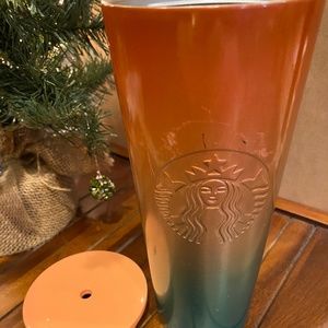 Starbucks Mermaid colored 24 oz tumbler